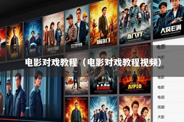电影对戏教程(电影对戏教程视频)
