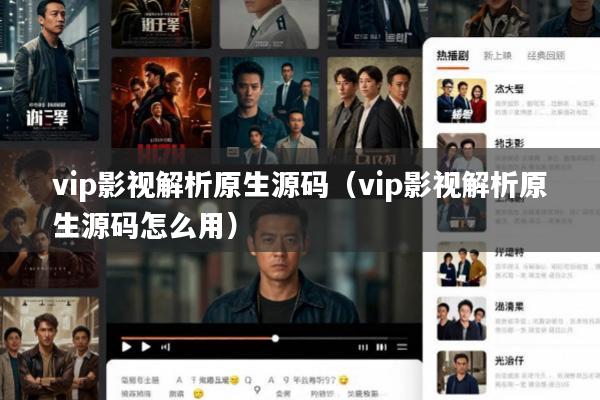vip影视解析原生源码(vip影视解析原生源码怎么用)