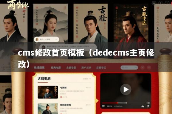 cms修改首页模板(dedecms主页修改)