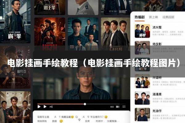 电影挂画手绘教程(电影挂画手绘教程图片)