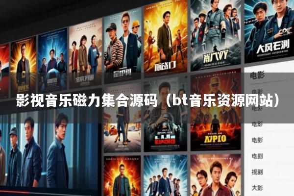 影视音乐磁力集合源码(bt音乐资源网站)