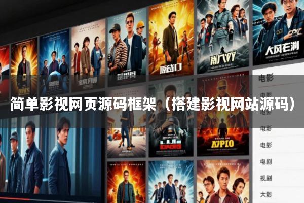 简单影视网页源码框架(搭建影视网站源码)