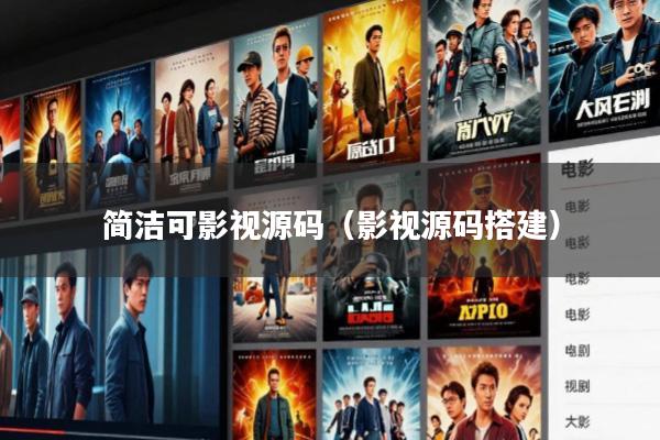 简洁可影视源码(影视源码搭建)