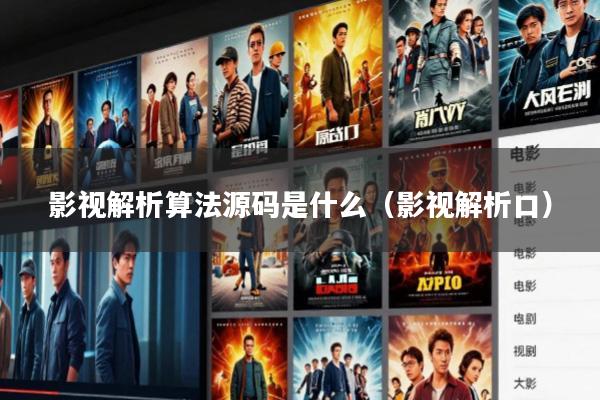 影视解析算法源码是什么(影视解析口)