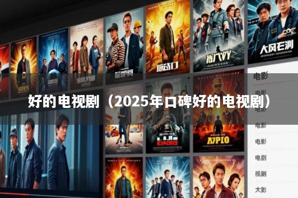 好的电视剧(2025年口碑好的电视剧)