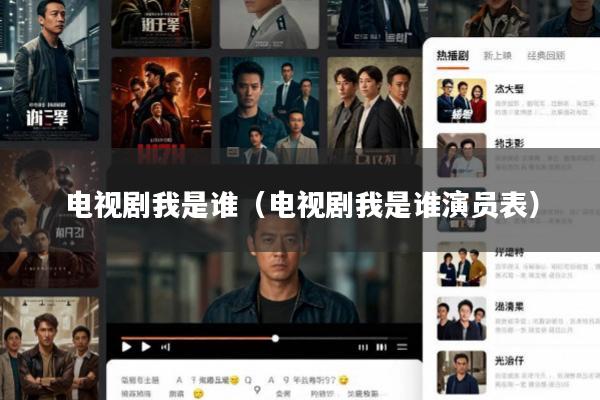 电视剧我是谁(电视剧我是谁演员表)