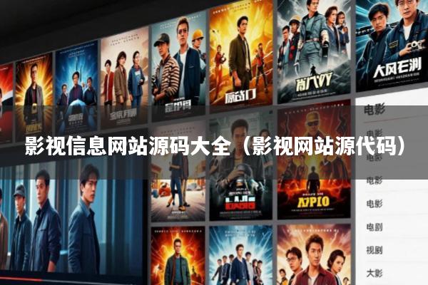 影视信息网站源码大全(影视网站源代码)