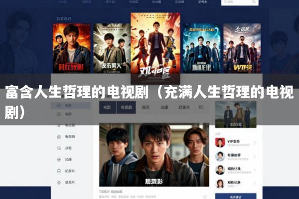 富含人生哲理的电视剧(充满人生哲理的电视剧)